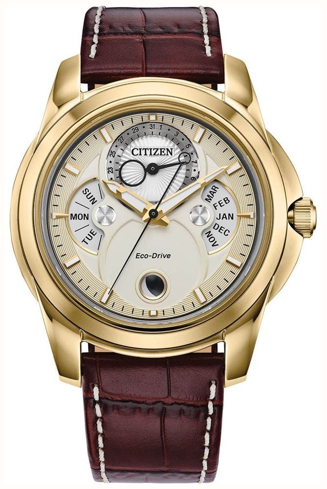 Citizen Eco-Drive Calendrier Moonphase (42mm) Champagne Dial