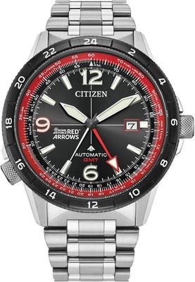 Citizen Red Arrows Limited Edition Promaster Automatic GMT (45mm) Black Dial / Stainless Steel Bracelet Watch NB6048-53E