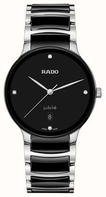 RADO セントリックス ダイヤモンド (39.5mm) ブラック ダイヤル / ブラック セラミック ステンレス ブレスレット R30021712
