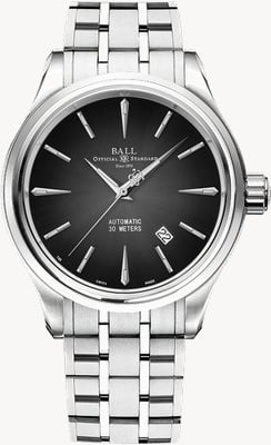 Ball Watch Company Treinmeester legende | 40mm | beperkte oplage | zwarte wijzerplaat | roestvrijstalen armband NM9080D-S1J-BK
