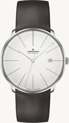 Junghans Meister fein automaat | bruine leren band 27/4152.00