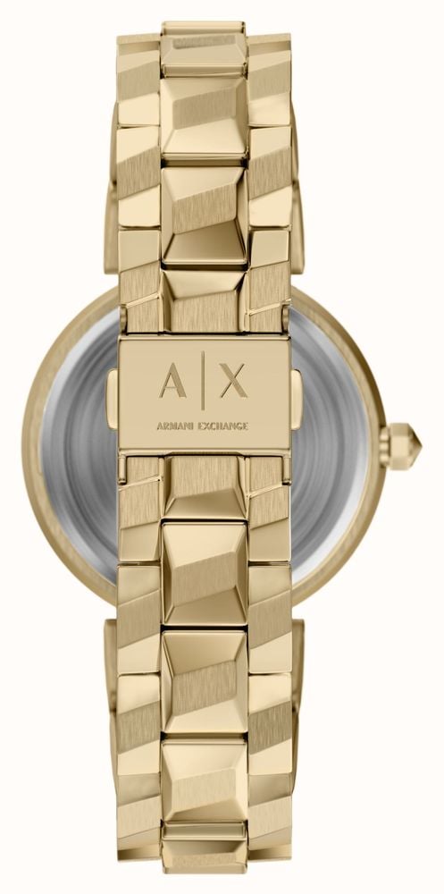 Armani Exchange Two-Hand Quartz (34mm) Champagne Sunray Dial / Gold PVD Stainless Steel Bracelet AX4409 - 备用视图 4