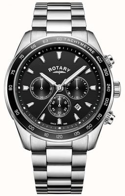 Rotary Bracelet homme henley chronographe en acier inoxydable GB05109/04