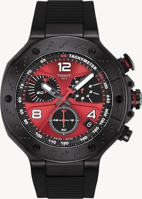 Tissot T-Race MotoGP 2026 Limited Edition (45mm) Red Sunray Dial / Black Rubber Strap T1414173742200