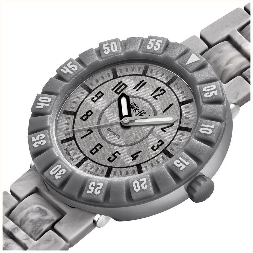 Flik Flak Children's Boys Grey Lunar Brick Theme Quartz FCSP134 - autre vue 2