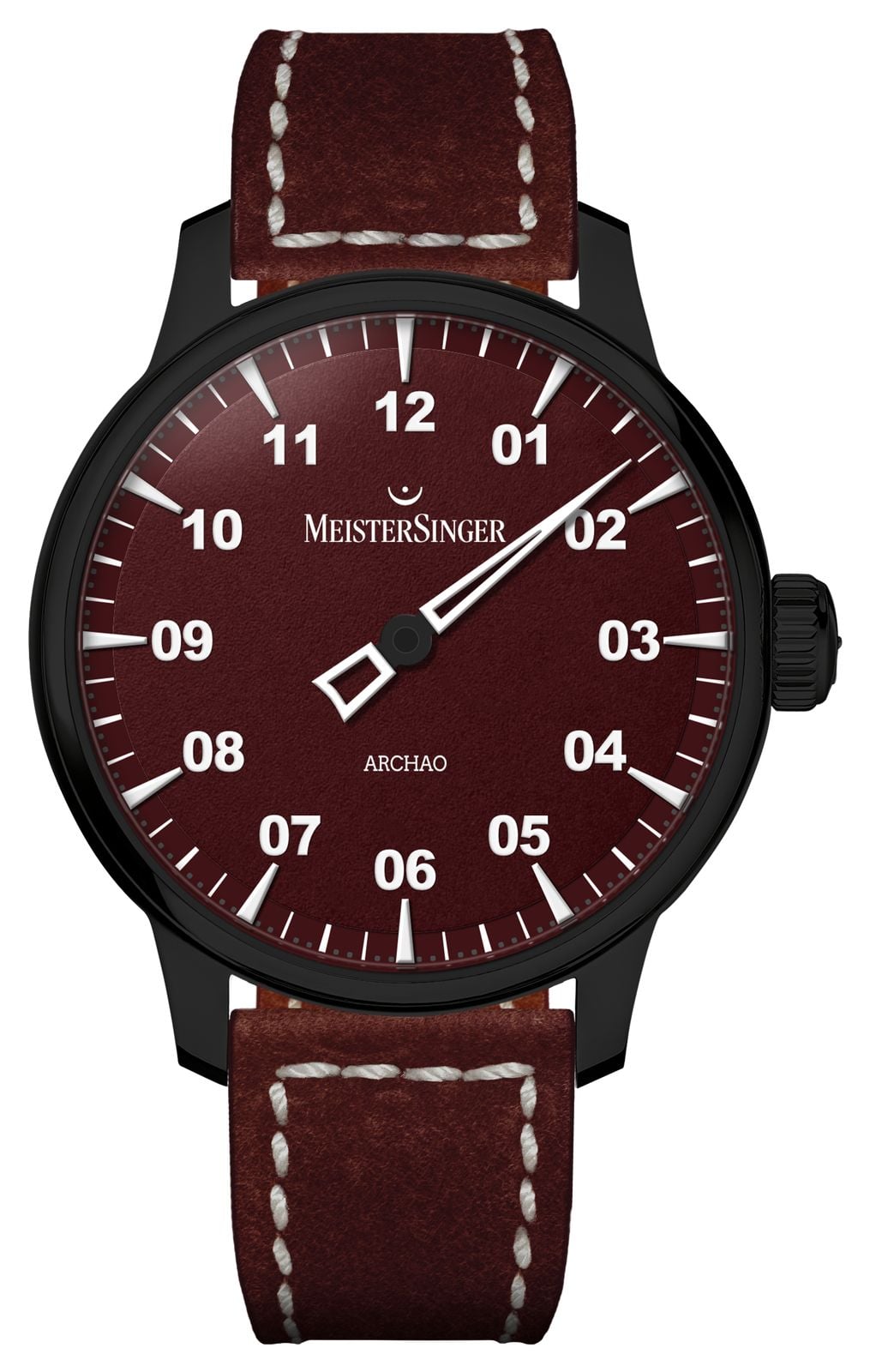 MeisterSinger Archao automatique DLC (43 mm), cadran rouge montre