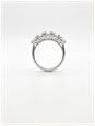 2ct Round Brilliant Natural Diamond Platinum Five Stone Ring RWP4415 - vista alternativa 3