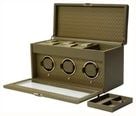 WOLF Earth Triple Watch Winder In Olive 190541 - alternatieve weergave 4