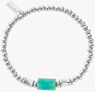 ChloBo Balance Spirit Stone Bracelet - Amazonite - 925 Sterling Silver (18cm) SBSSAM