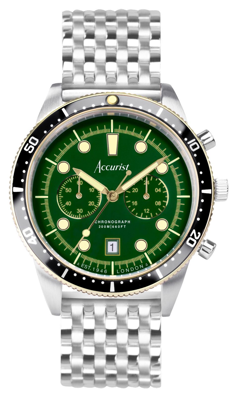 Accurist chronographe de plongÃ©e homme (42 mm) montre