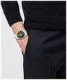 Versace V LEO AURIA (39mm) Black Gradient Dial / Stainless Steel Bracelet VE5Y00326 - alternate view 4
