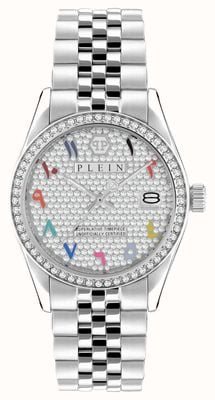 Philipp Plein DATE SUPERLATIVE STREET COUTURE / Silver Dial Stainless Steel PWYAA0723