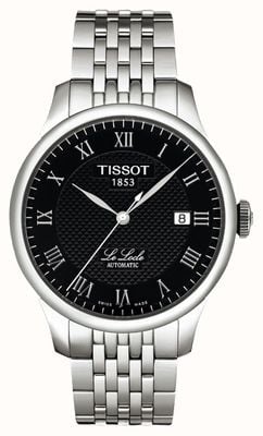 Tissot Men's Le Locle Powermatic 80 Black Dial Stainless Steel T0064071105300