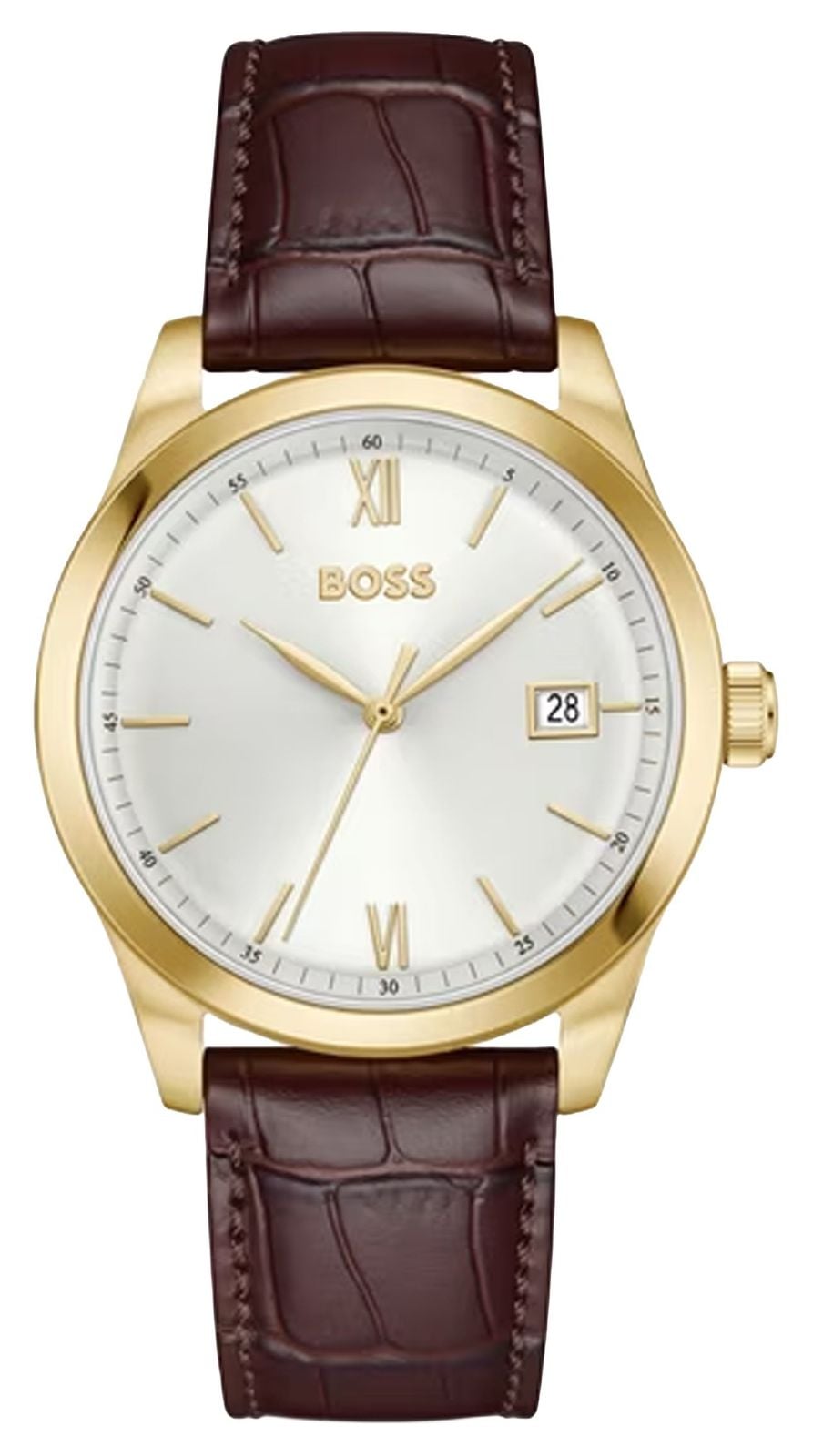 Boss Brown Leather Strap Langford Watch