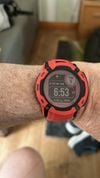 Customer picture of Garmin Instinct 2X Solar Flame Red Silicone Strap 010-02805-01