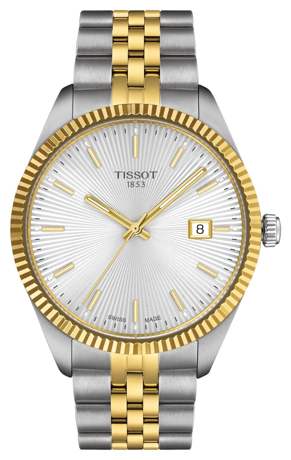 Tissot Ballade quartz (40 mm) cadran guillochÃ© argent / montre