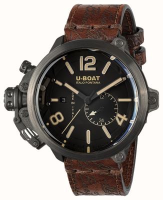 U-Boat Capsule (50mm) T5 BE Limited Edition Black / Brown Leather 8805