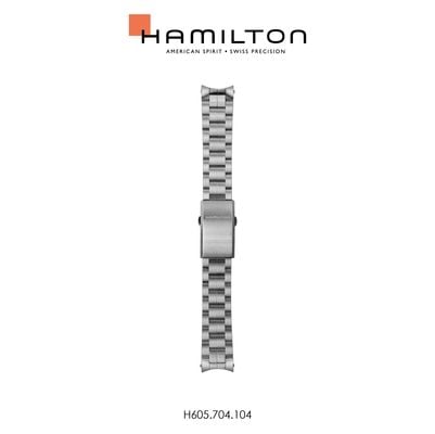 Hamilton Straps Bracelet Khaki Field 38mm acier inoxydable montre