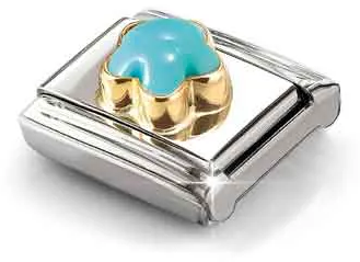 Nomination Classic Turquoise Flower Charm 030522/06 - vista alternativa 2