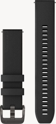 Garmin Quick Release Strap (20mm) Black Silicone / Black Hardware - Strap Only 010-13439-00