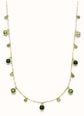 Olivia Burton Mini Droplet Green Crystal Gold Plated Necklace 24100531