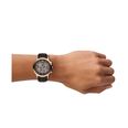Emporio Armani Quartz Chronograph (43mm) Brown Sunray Dial / Brown Leather Strap AR11822 - альтернативный вид 2