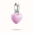 Thomas Sabo THOMAS SABO Pink Heart Charm – Connect CC13368-M02-9