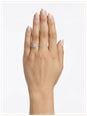 James Moore & Co 0.81ct Princess Natural Diamond Platinum Halo Ring J4621 - vista alternativa 4