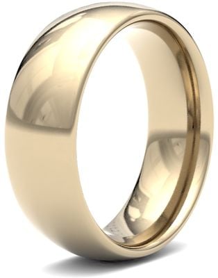 James Moore Wedding Rings | 9ct Yellow Gold | 7mm | Medium | Traditional Court | AG_7GMC-9Y