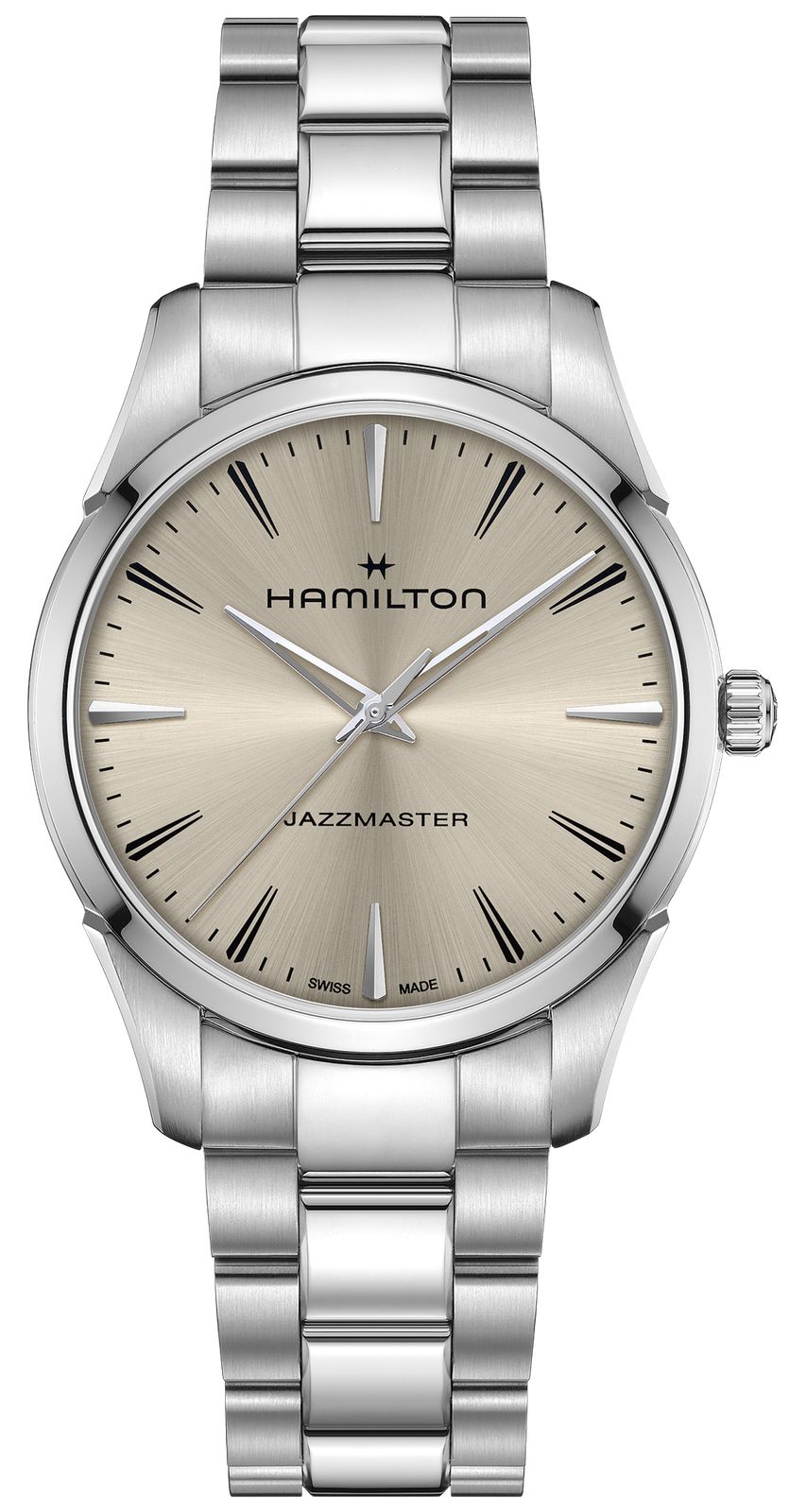Hamilton Jazzmaster quartz (40 mm) cadran champagne soleill montre