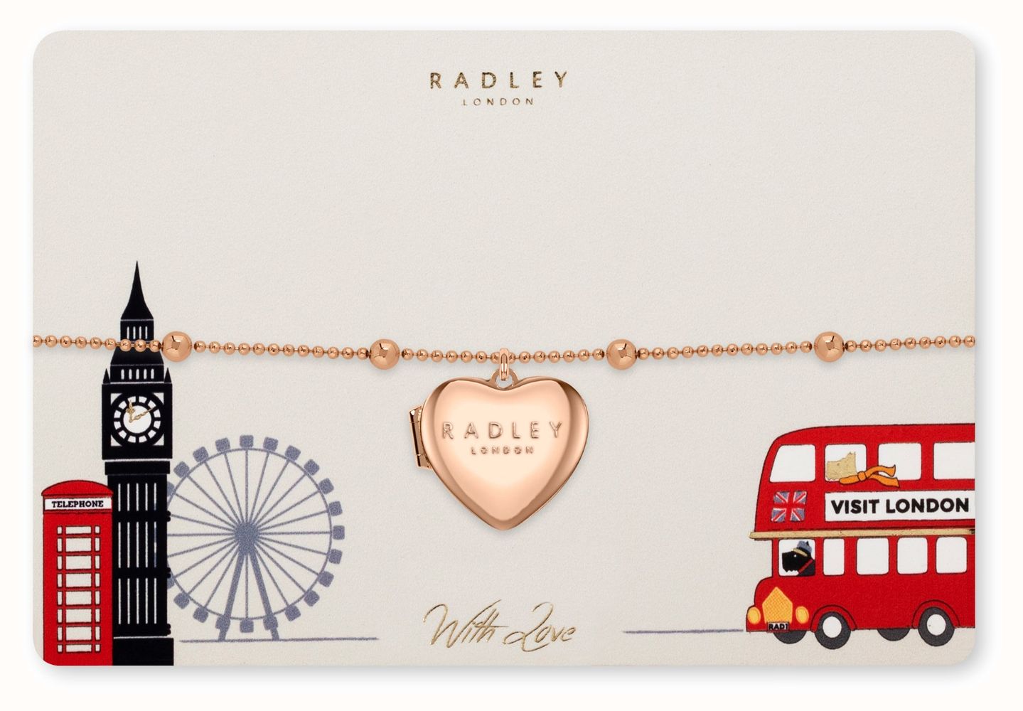 Anello Link to Love con diamanti 18 carati in oro rosa 18 carati