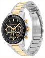 Calvin Klein Sport Luxe Quartz Chronograph (40mm) Black Dial / Two-Tone Stainless Steel Bracelet 25200608 - vista alternativa 2