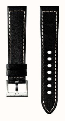 Hamilton Straps Black Cow Leather 20mm - Khaki Field Strap Only H690704110