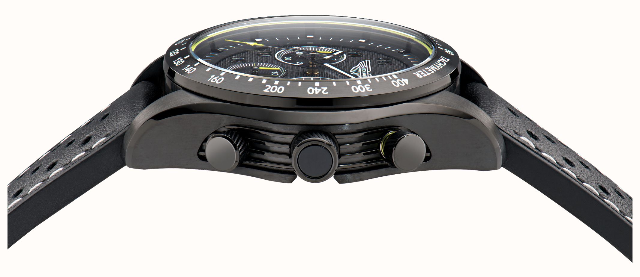 Aston Martin Thrill SGT W Quartz Chronograph (42mm) Black Dial / Black Silicone Strap MTRS1F502 - alternate view 3