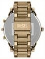 Diesel Mr Daddy Slim Gold Plated Blue Dial Watch DZ7497 - alternate view 2