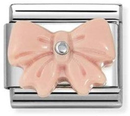 Nomination Classic Bow Sterling Silver & Steel Charm 330509/21