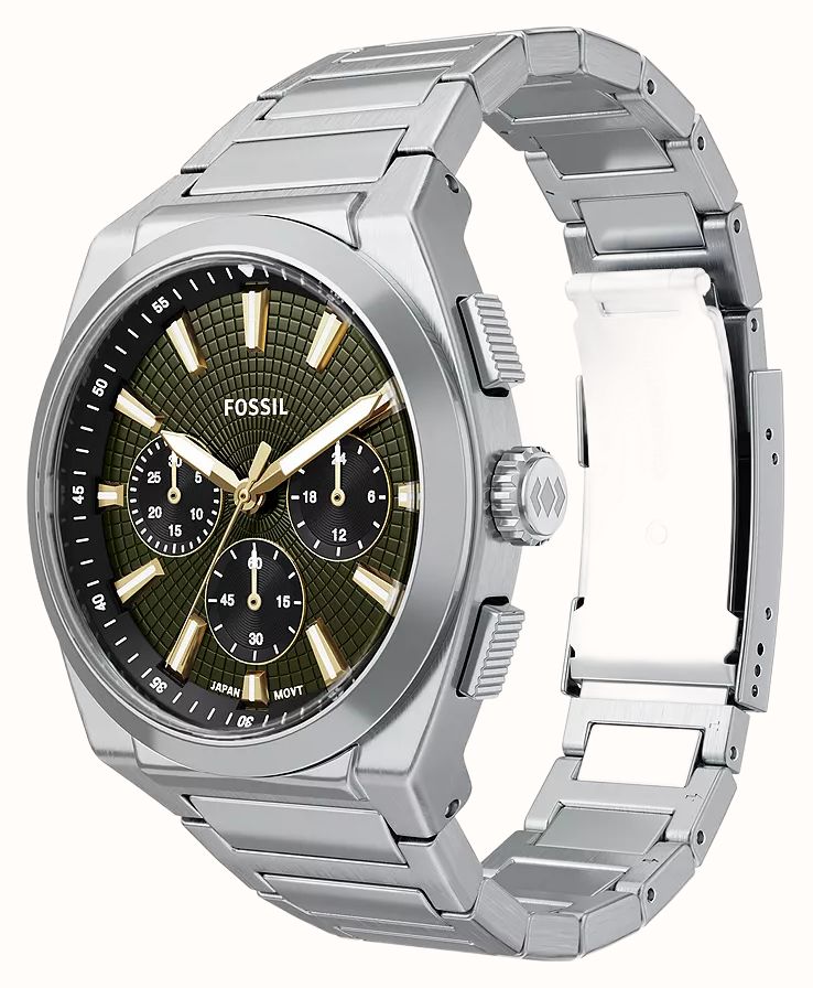 Fossil Everett 44 mm Chronograph Stainless Steel Watch FS6183 - alternate view 7