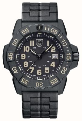使い勝手の良い Luminox Accents White Black 3050 Colormark SEAL Navy Men's 時計