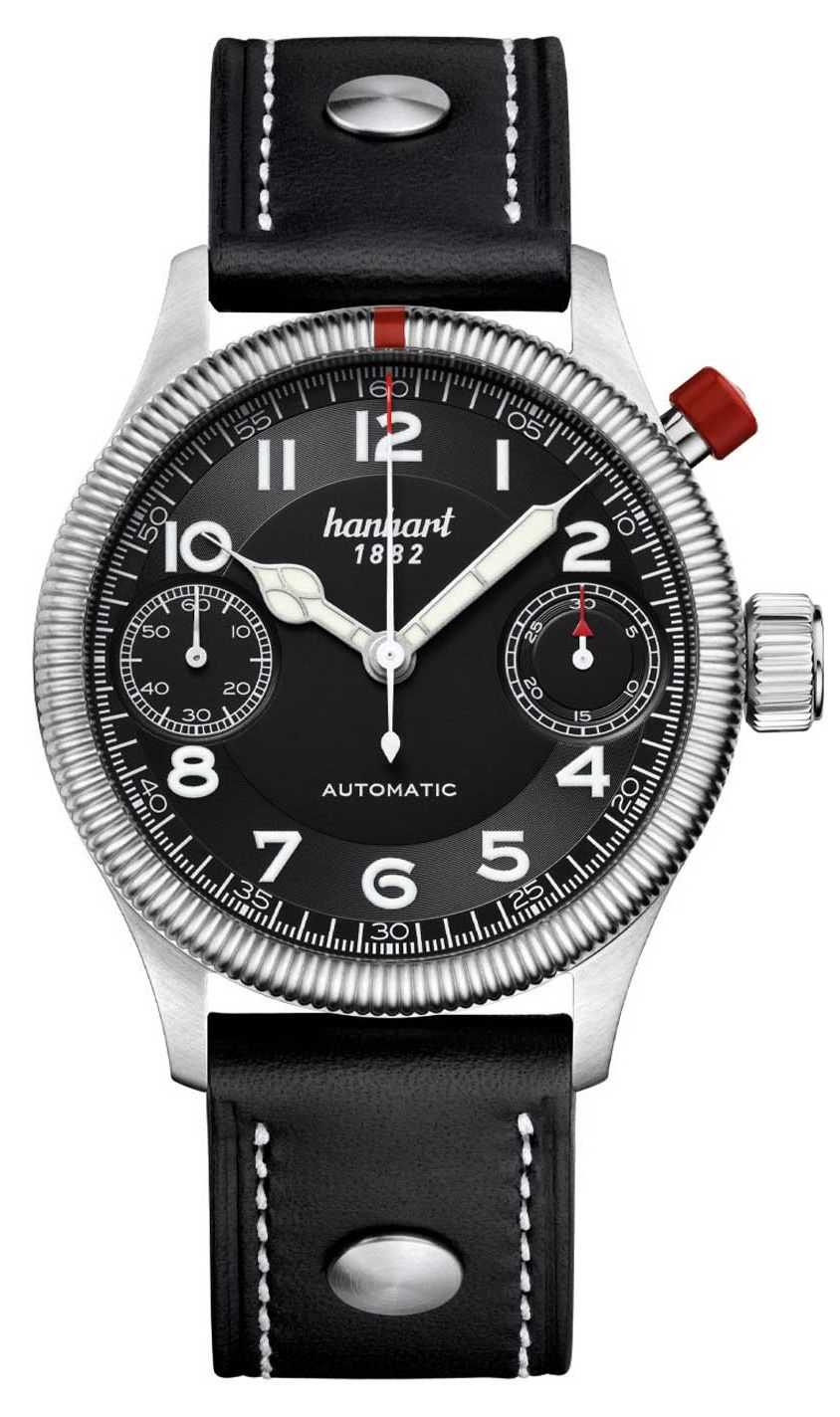 Hanhart Chronographe automatique Pioneer Monoscope (45 mm), montre