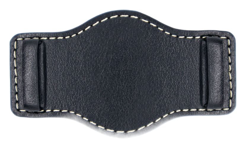 Hanhart 417 es, 42 mm sous-couche veau noir (21 mm) bracelet montre