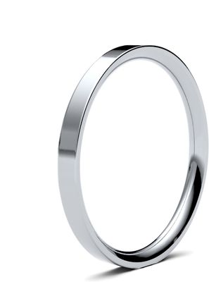 James Moore Wedding Rings | Palladium 500 | 2mm | Medium | Flat Court | AG_2GME-PD5