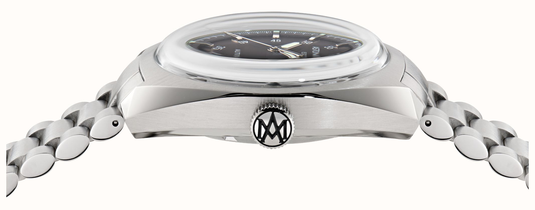 Aston Martin TS2 Timeless Automatic (41mm) Brown Sunray Dial / Stainless Steel Bracelet MTTS2S602 - alternative Ansicht 3