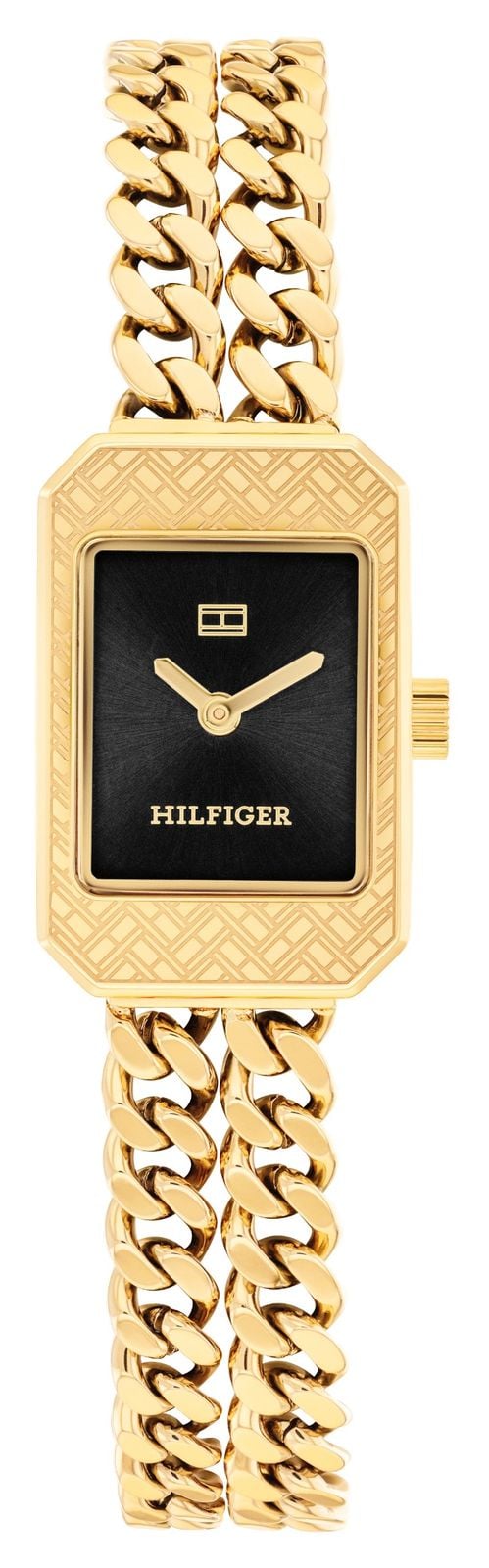 Tommy Hilfiger Sarah (16 mm) cadran noir / bracelet en acier montre
