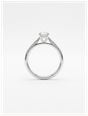 0.46ct Round Brilliant Natural Diamond Platinum Solitaire Ring J37822 - alternate view 3