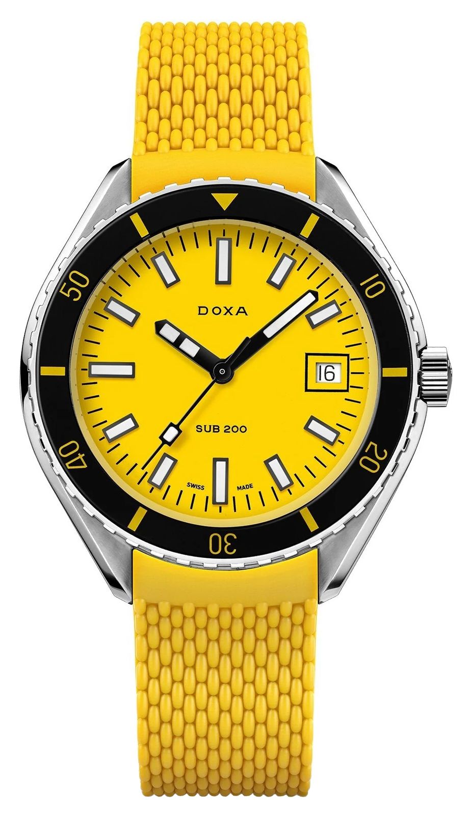 DOXA Sub 200 Divingstar (42 mm), cadran jaune iconique / montre