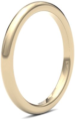 James Moore Wedding Rings | 9ct Yellow Gold | 2mm | ExtraHeavy | Premium Court | AG_2LZP-9Y