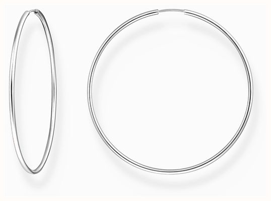 Thomas Sabo Orecchini In Argento 925 Con Zirconi Rosa Taglio Ottagonale, 6 Mm, Incastonatura A Griffe, Confezione Elegante