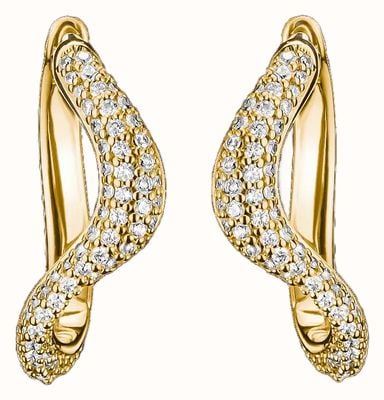 Thomas Sabo Hoop Earrings With White Zirconia CR765-M01-14