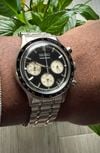 Customer picture of Seiko Racing Sports Chronograph (38.7mm) Black Dial / Stainless Steel Bracelet SSB479P1