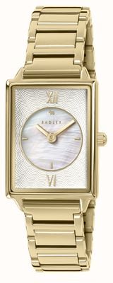 Radley Lincoln Close (24mm) Mother-of-Pearl Wave Dial / Gold PVD Stainless Steel Bracelet RY4654